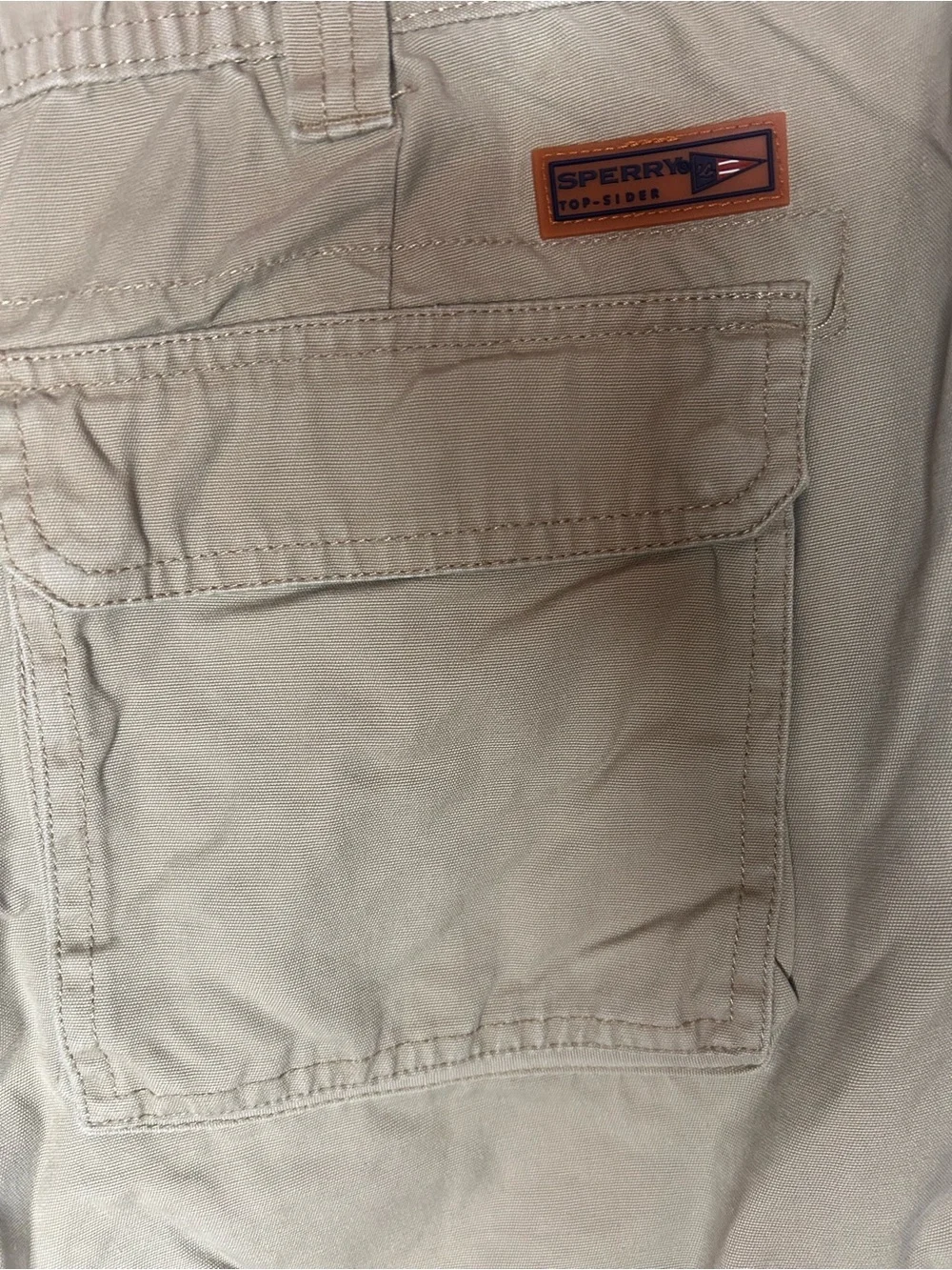 Sperry Top-Sider Khaki Cargo Shorts Men’s Size 32 Classic Outdoor Utility